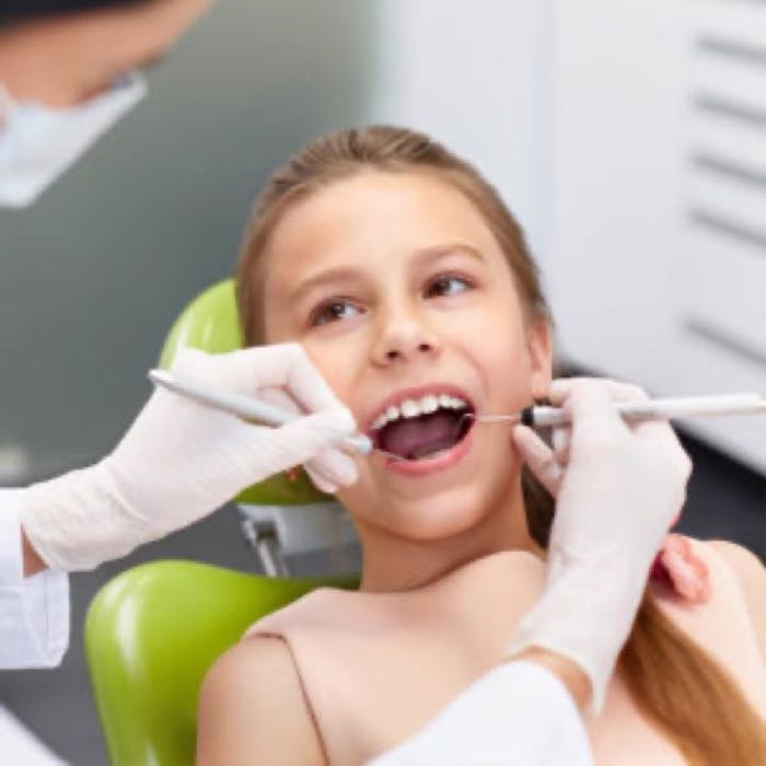 Child receiving gentle dental check-up under CDBS at Mount Druitt Dental