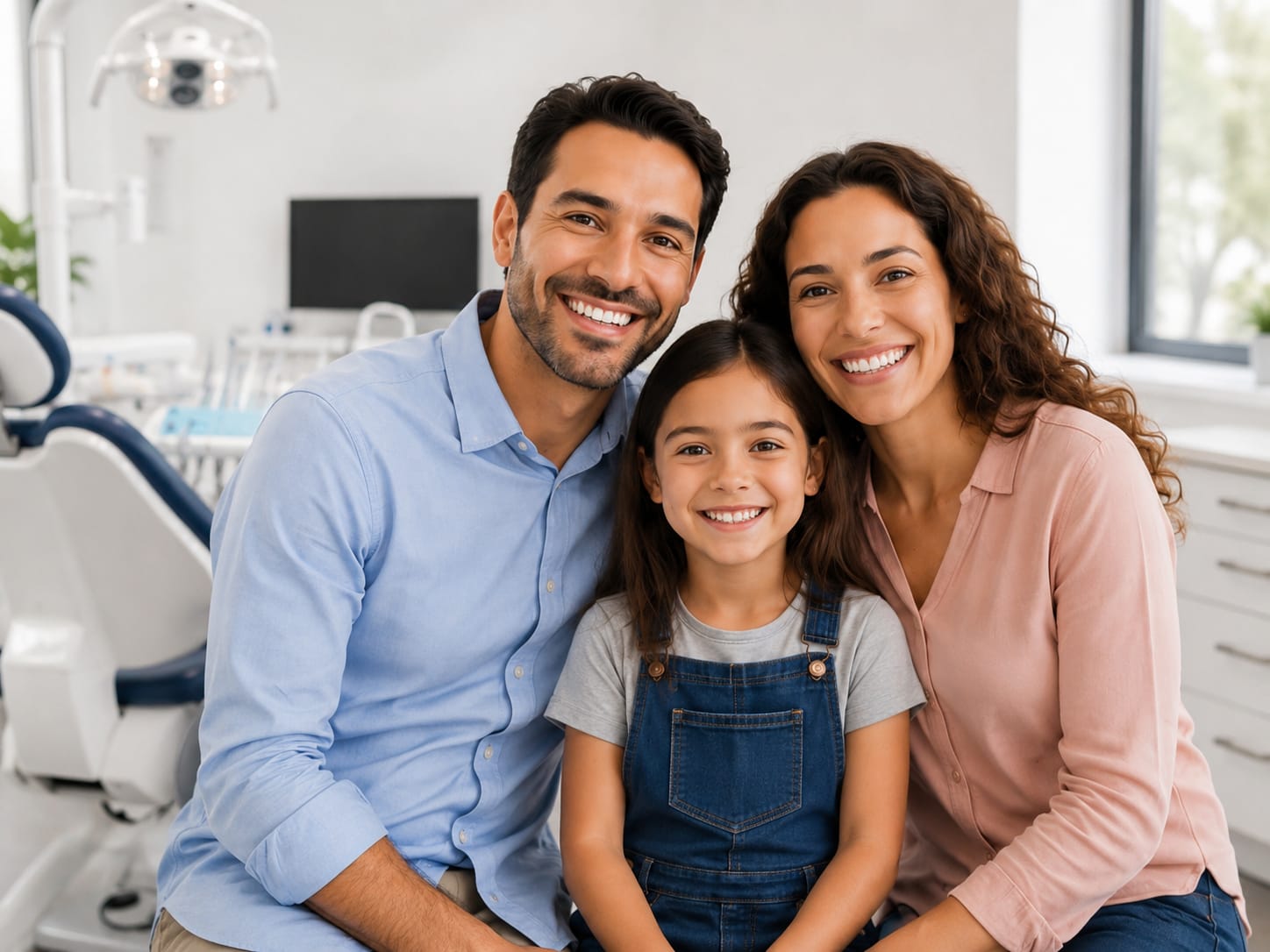 Happy patients who used a dental payment plan